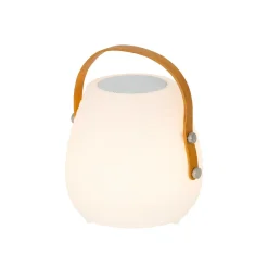 KAEMINGK Lampe de jardin mobile sans fil à piles 6 LED (H17 cm) Mokulua Blanc Sale