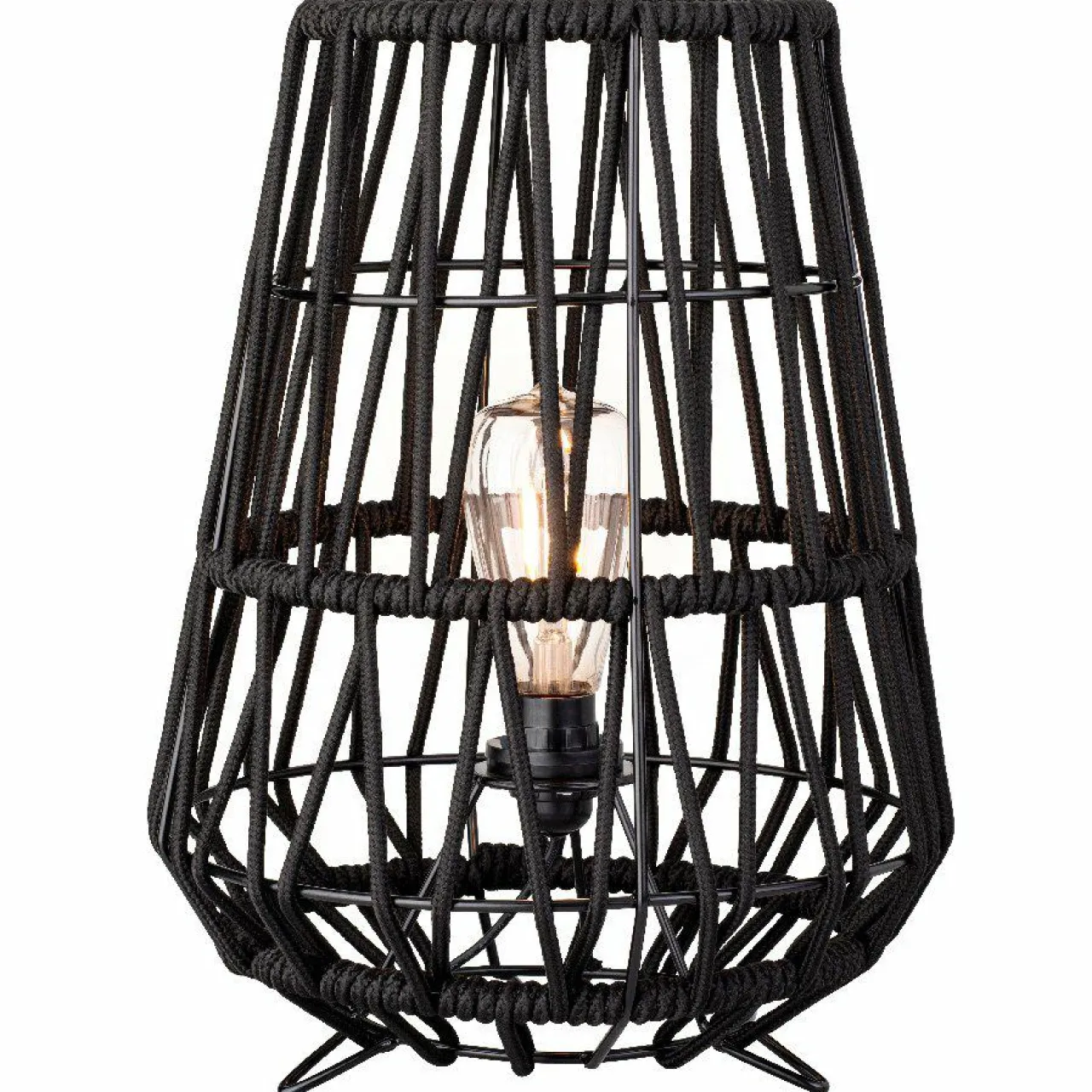 #N/A Lampe de table extérieur (H36 cm) Celi Noir New