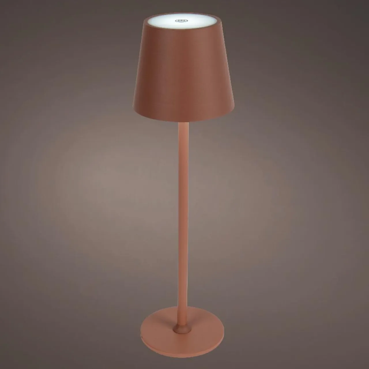 #N/A Lampe de table sans fil rechargeable USB 48 LED (H37 cm) Brooklyn Terracotta Orange Hot
