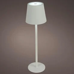 #N/A Lampe de table sans fil rechargeable USB 48 LED (H37 cm) Brooklyn Blanc
