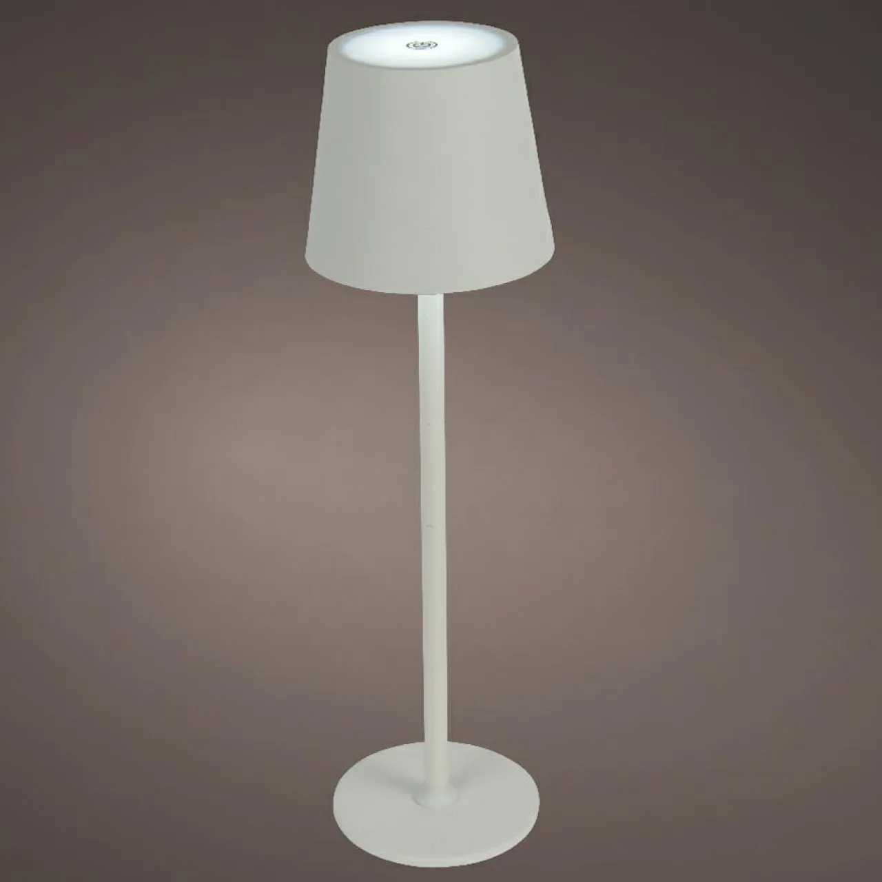 #N/A Lampe de table sans fil rechargeable USB 48 LED (H37 cm) Brooklyn Blanc