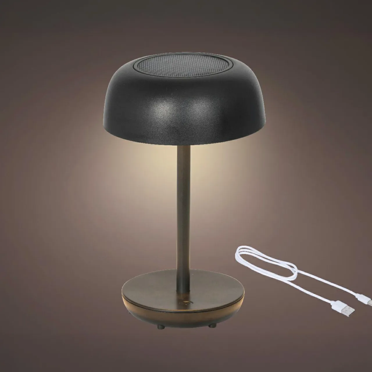 KAEMINGK Lampe de table solaire 100 lumens (H29 cm) Singapour Noir New