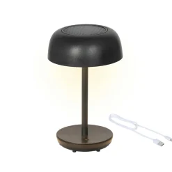 KAEMINGK Lampe de table solaire 100 lumens (H29 cm) Singapour Noir New