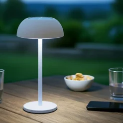 KAEMINGK Lampe de table solaire 100 lumens (H33 cm) Malibu Blanc Best