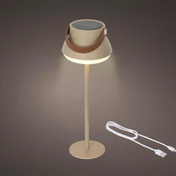 KAEMINGK Lampe de table solaire 100 lumens (H36 cm) Tokyo Beige Clearance