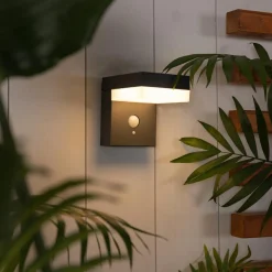 KAEMINGK Lampe murale solaire 600 lumens (H12,5 cm) Elite Gris Anthracite Clearance