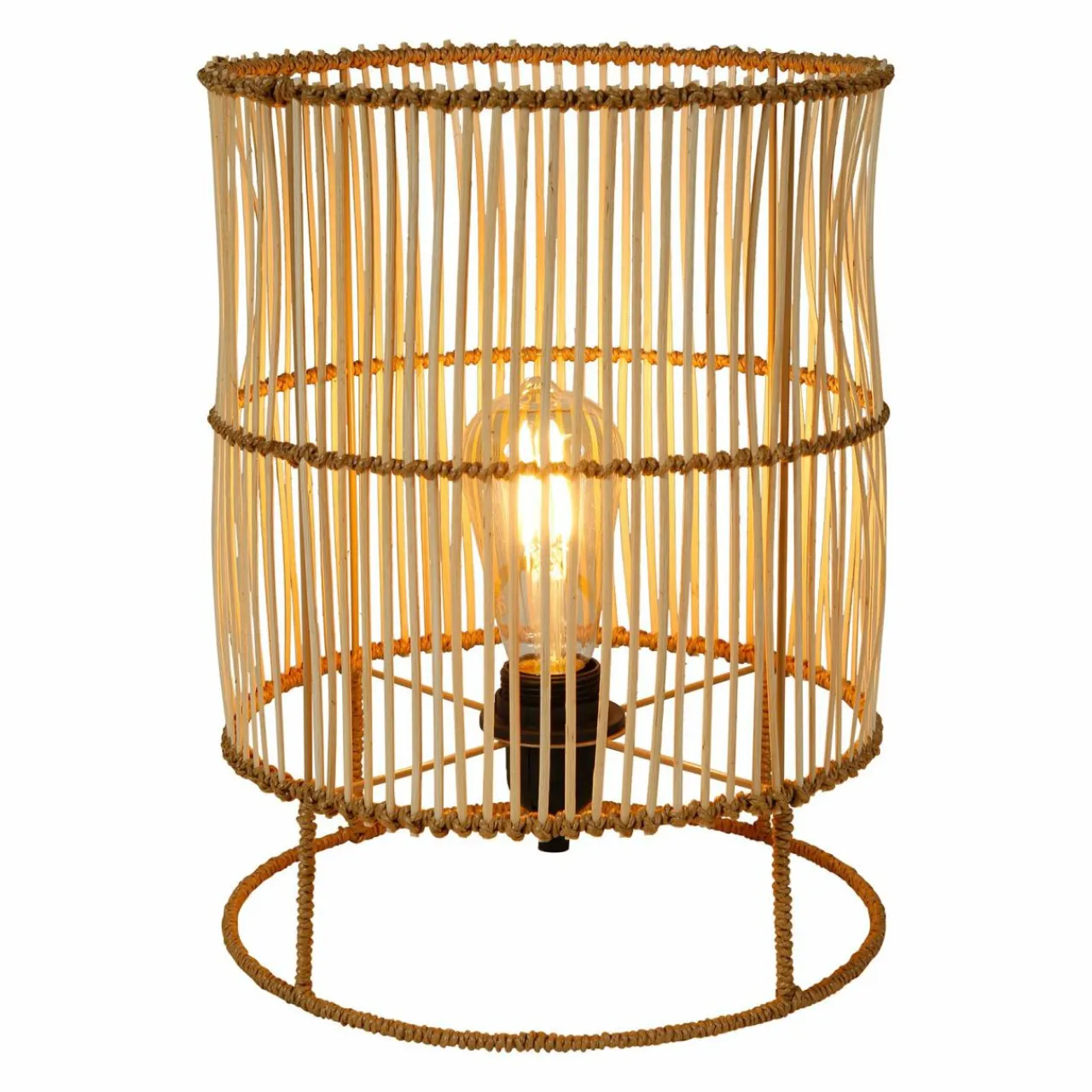 OSTARIA Lampe à poser bambou (H34 cm) Mia Naturel Outlet