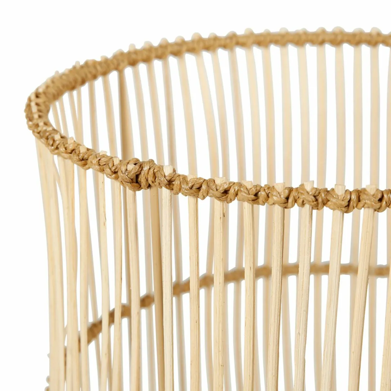OSTARIA Lampe à poser bambou (H34 cm) Mia Naturel Outlet