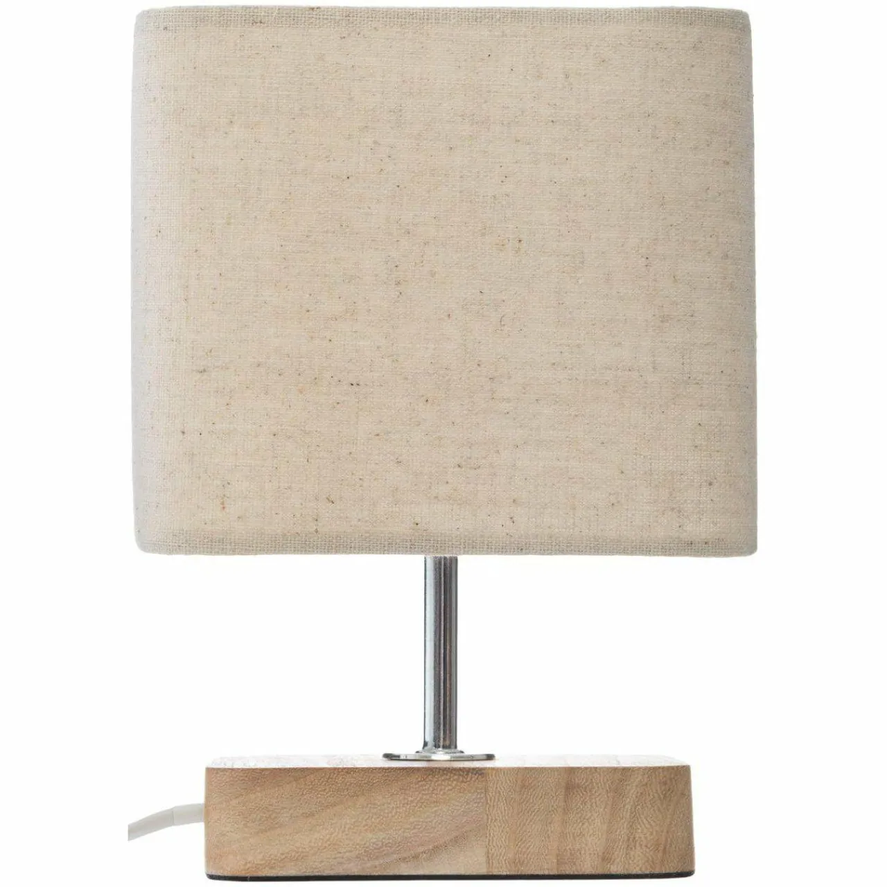 ATMOSPHERA Lampe à poser bois (H21 cm) Toxey Ivoire Best
