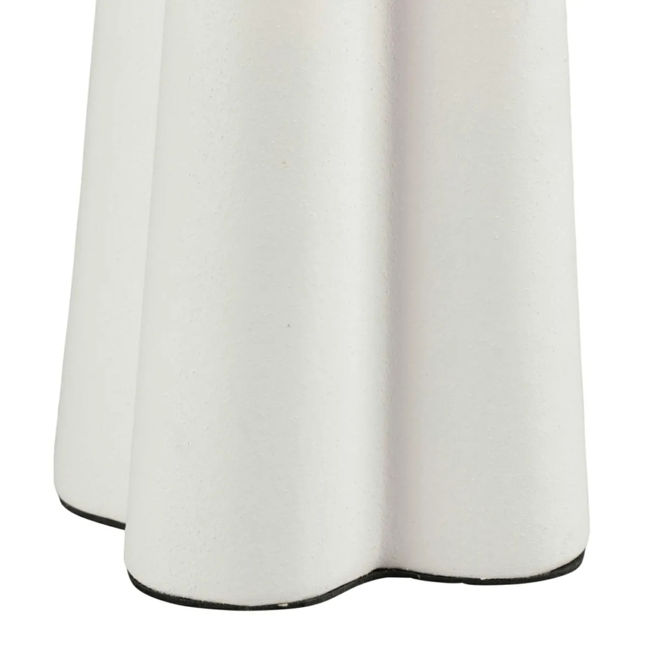 OSTARIA Lampe à poser céramique et coton (H45 cm) Cezanne he Blanc Discount