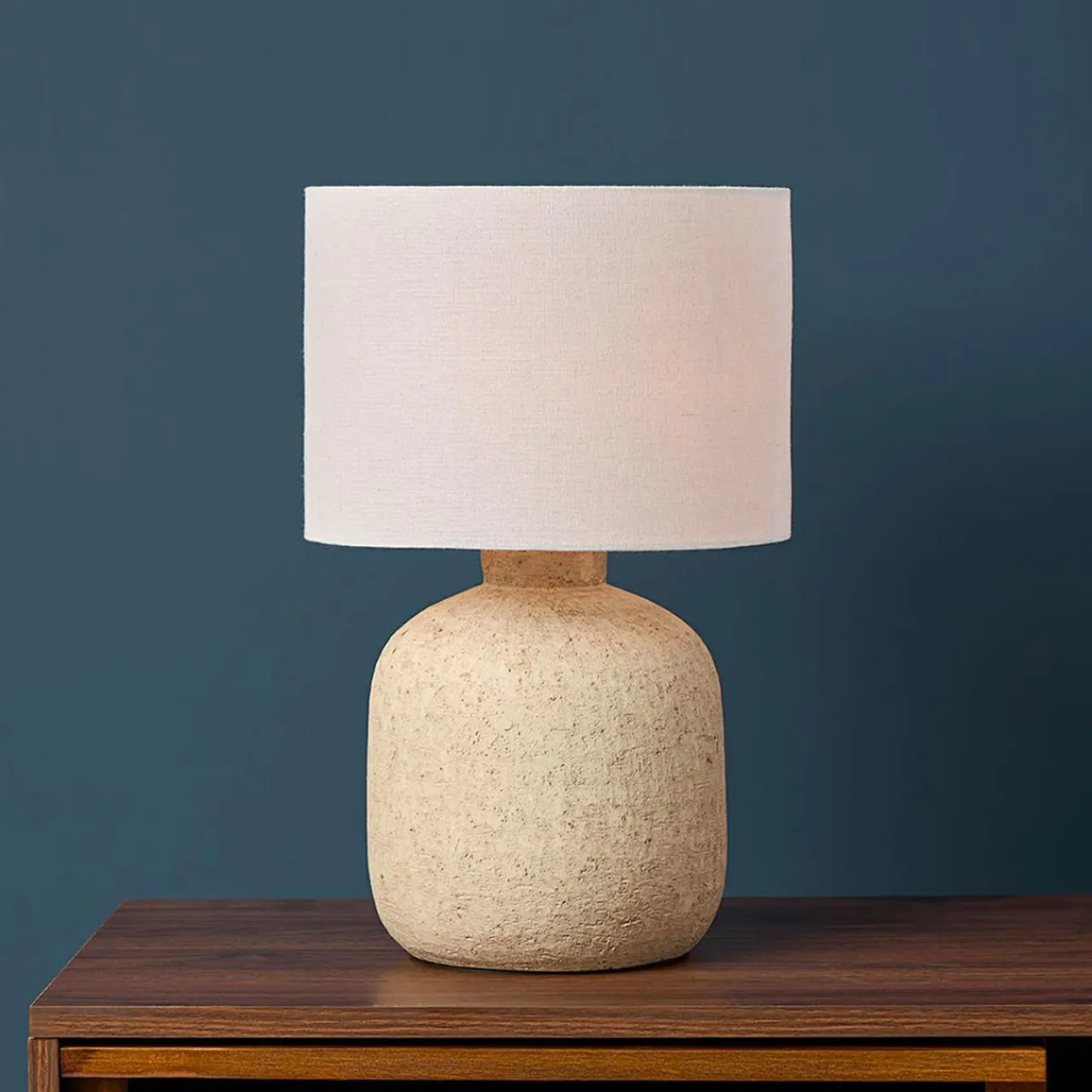 OSTARIA Lampe à poser céramique (H40 cm) Centella Beige Discount