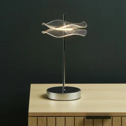 OSTARIA Lampe à poser design LED (H20 cm) Stellar Argent Hot
