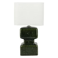 OSTARIA Lampe à poser en céramique (H34 cm) Céladon e Vert Online