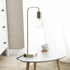 ATMOSPHERA Lampe à poser en métal (H45 cm) Keli Or Best