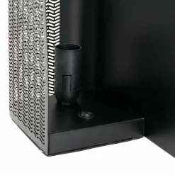 OSTARIA Lampe à poser en métal (L25 x H16 cm) Aladin Noir Discount
