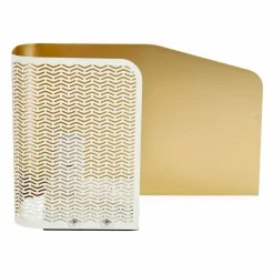OSTARIA Lampe à poser en métal (L25 x H16 cm) Aladin Dorée et he Blanc Online
