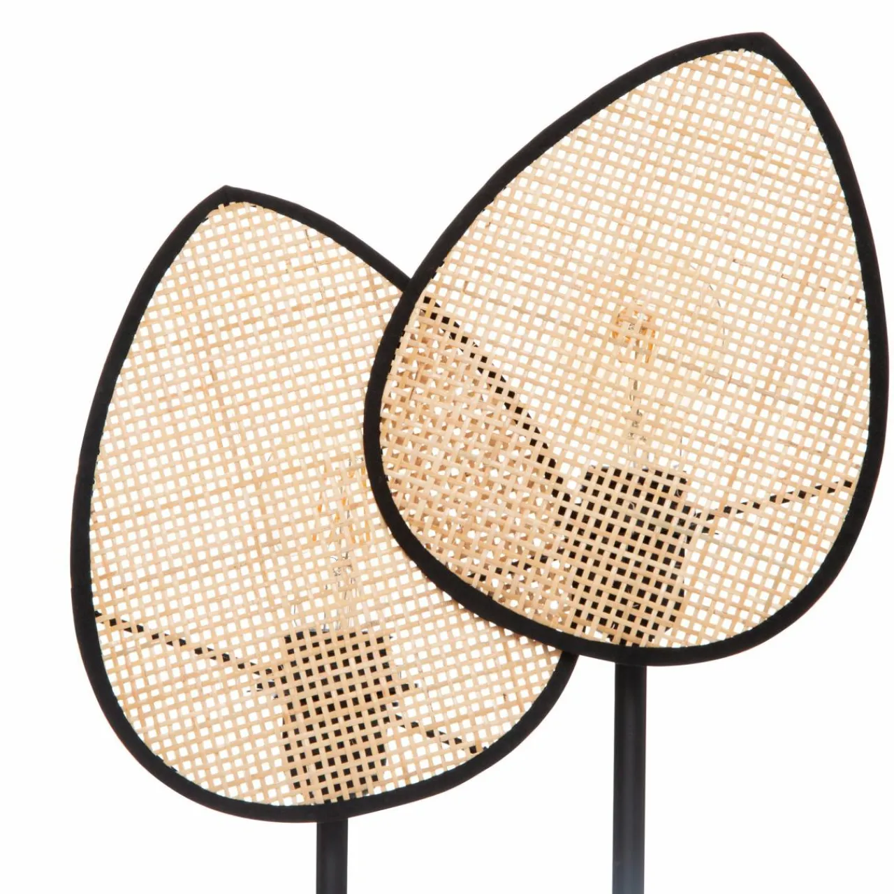 ATMOSPHERA Lampe à poser en rotin (H44 cm) Olme Beige