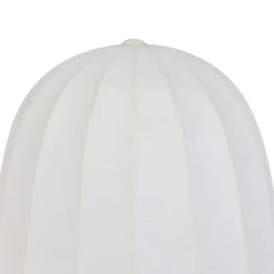 OSTARIA Lampe à poser en Tissu et Métal (H19 cm) Marcel Marron