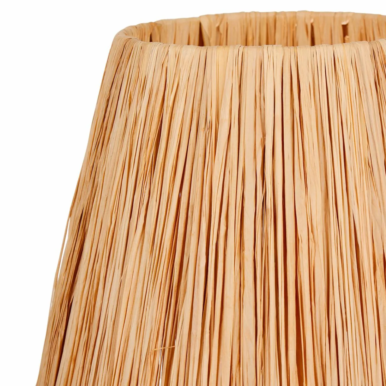 OSTARIA Lampe à poser en verre et corde (H40 cm) Haddock Naturel New
