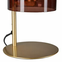 OSTARIA Lampe à poser en verre (H31 cm) Victoria Brun Marron