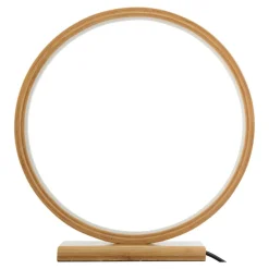 ATMOSPHERA Lampe à poser LED (H32 cm) Ronde Bois Hot