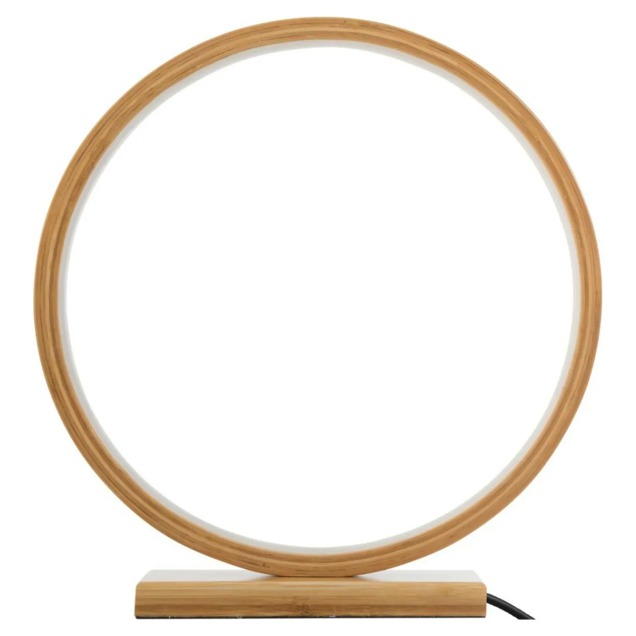 ATMOSPHERA Lampe à poser LED (H32 cm) Ronde Bois Hot