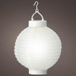 #N/A Lanterne chinoise solaire (D20 cm) Papier chaud Blanc Online