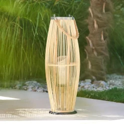 ATMOSPHERA Lanterne en bambou (H72 cm) Fit Naturel Outlet