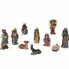 KAEMINGK Les 10 santons (Hauteur 13 cm) d'Emile Hot