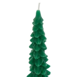 JJA Lot de 2 bougies bâton en cire (H25 cm) Sapin Vert Best
