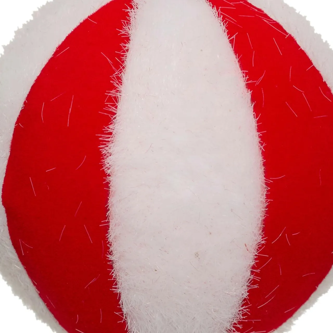 JJA Lot de 22 boules de Noël assorties Rayures Rouge New