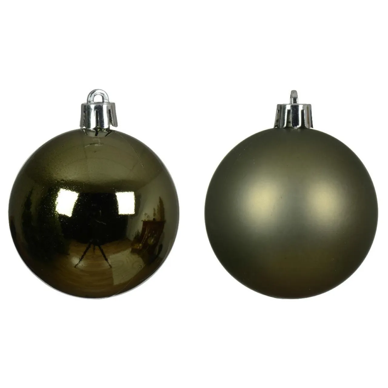 KAEMINGK Lot de 30 boules de Noël (D60 mm) Aravis Vert romarin