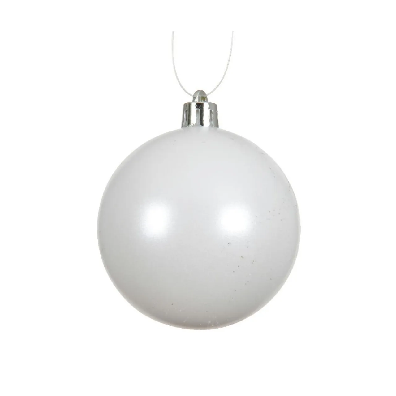 KAEMINGK Lot de 6 boules de Noël (D80 mm) Aravis Blanc Sale