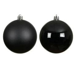 KAEMINGK Lot de 16 boules de Noël (D40 mm) Aravis Noir Sale