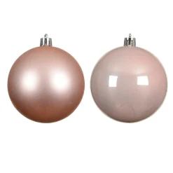 KAEMINGK Lot de 16 boules de Noël (D40 mm) Aravis Rose poudré Best