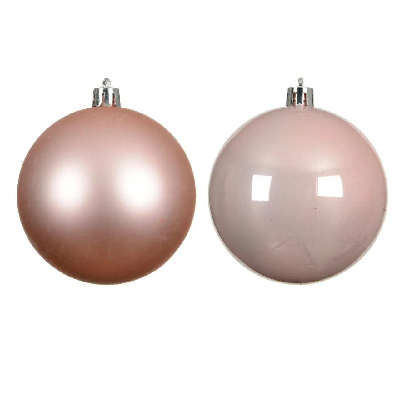 KAEMINGK Lot de 16 boules de Noël (D40 mm) Aravis Rose poudré Best