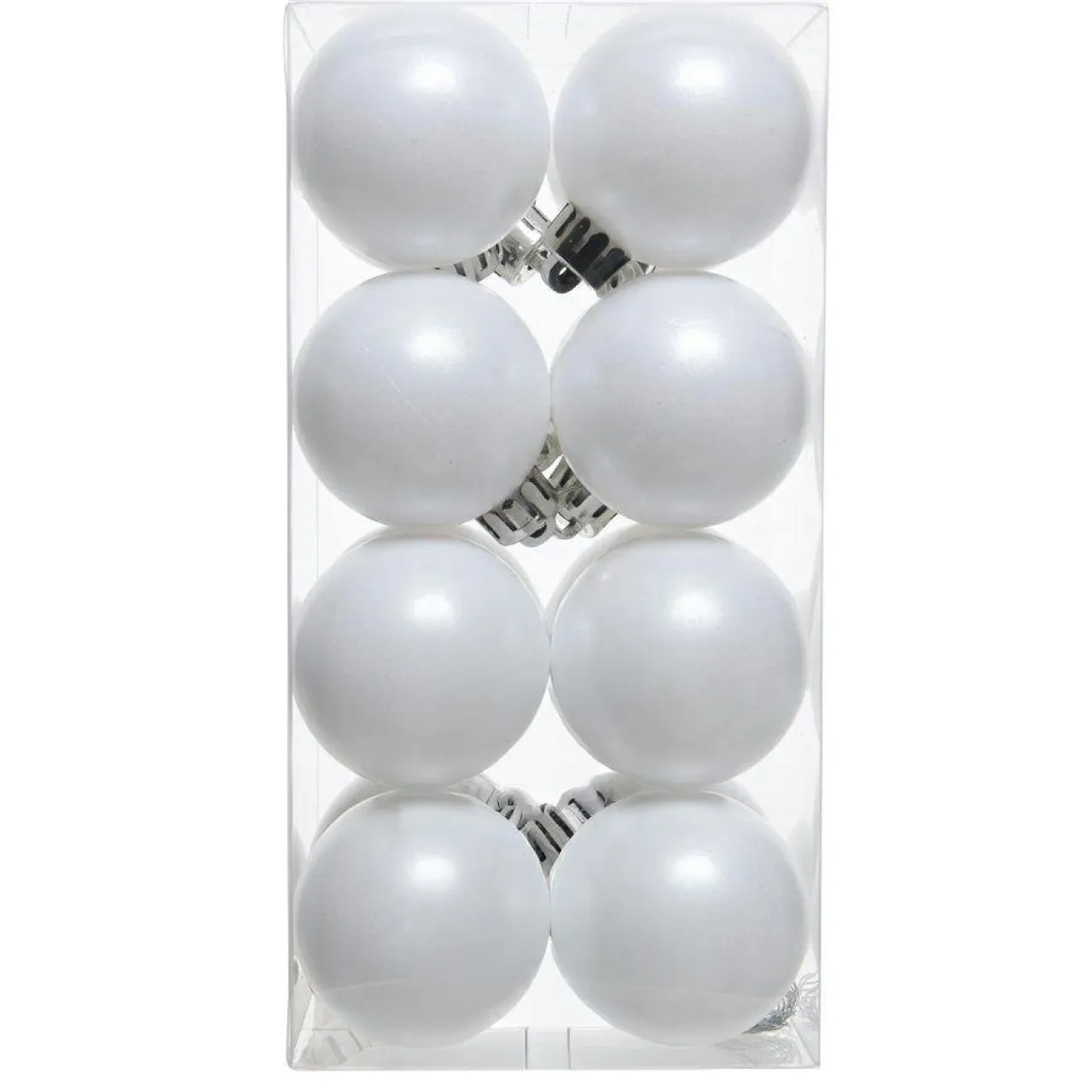 KAEMINGK Lot de 16 boules de Noël (D40 mm) Aravis Blanc Sale