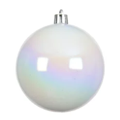KAEMINGK Lot de 12 boules de Noël (D60 mm) Aravis Blanc irisé Online