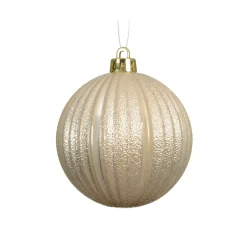 KAEMINGK Lot de 6 boules de Noël (D80 mm) Glitter Perle Online