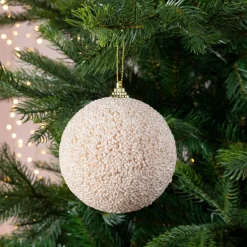 KAEMINGK Lot de 12 boules de Noël (D100 mm) s précieuses Perle
