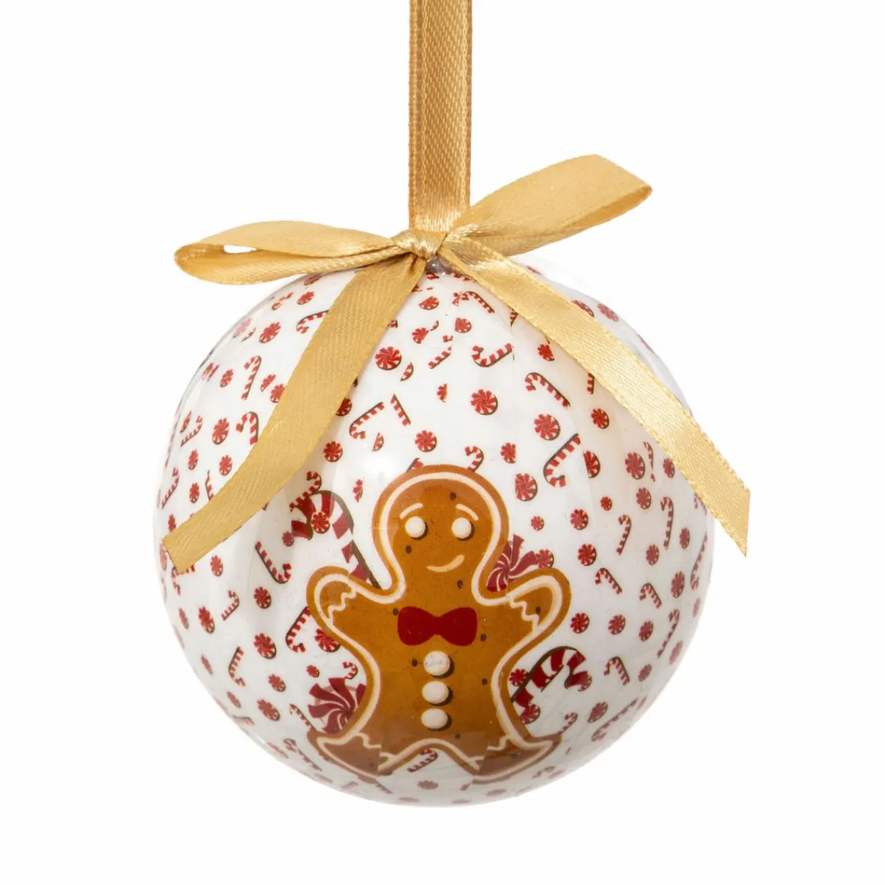 FEERIC LIGHTS Lot de 12 boules de Noël (D75 mm) Petit Biscuit Marron Best