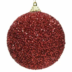 KAEMINGK Lot de 12 boules de Noël (D80 mm) Sury Rouge Online