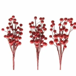 KAEMINGK Lot de 3 branches de Baies (15 cm) Billa Rouge Sale