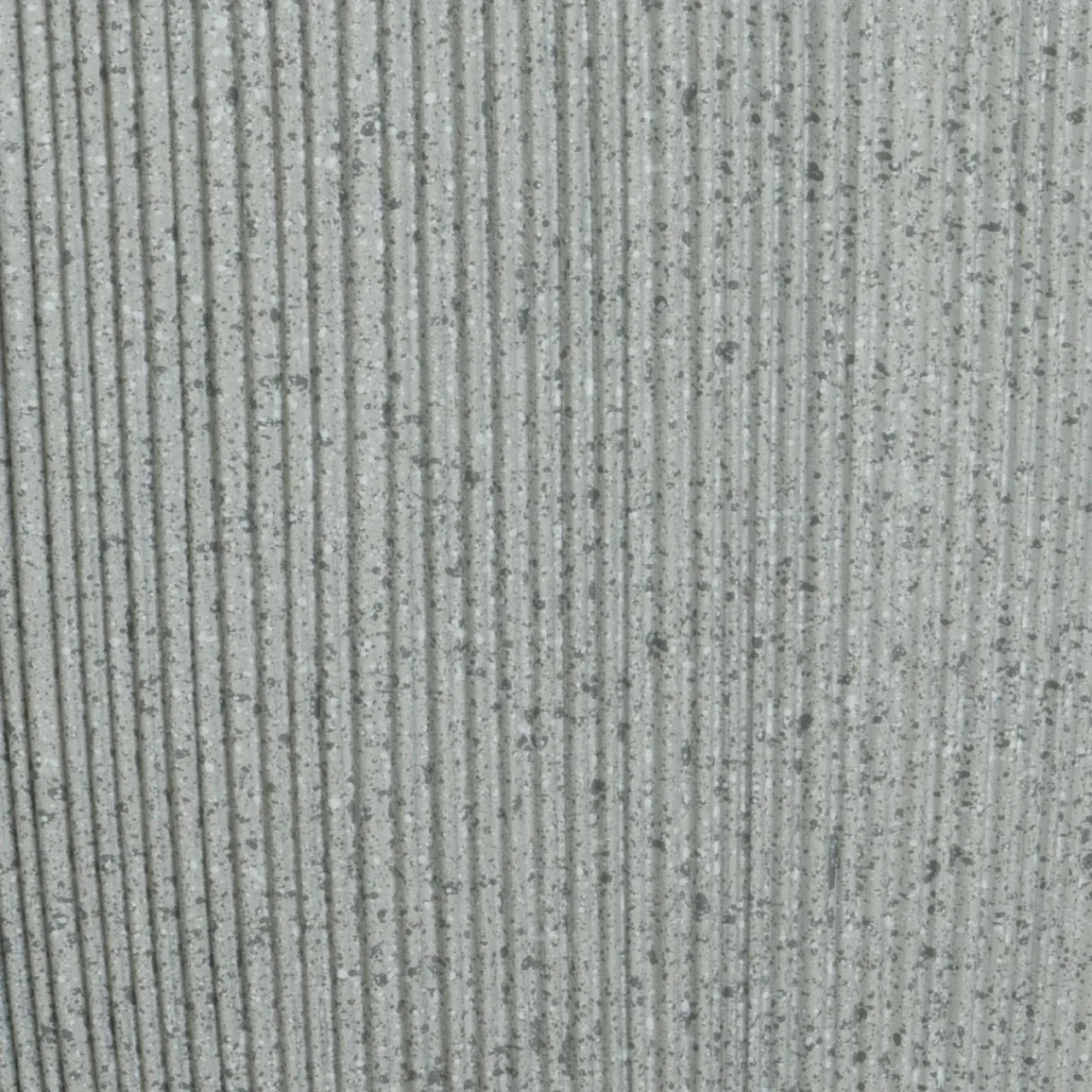 EMINZA Lot de 2 cache-pots d'extérieur (H57-48 cm) Lennox strié Gris clair Clearance