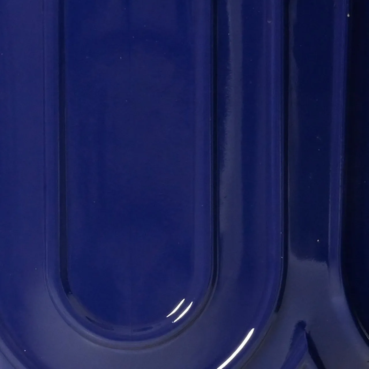 EMINZA Lot de 3 cache-pots d'extérieur ronds (H36-30-24 cm) Milo Bleu roi Outlet