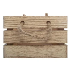 ATMOSPHERA Lot de 3 caisses cagettes (H15 cm) Colonial Naturel Discount