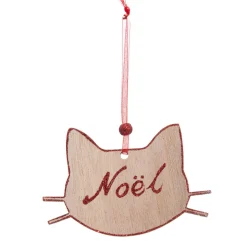 Feeric Lights & Christmas Lot de 4 Chats à suspendre (H12 cm) Christmas Multicolore Outlet