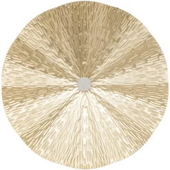 Atmosphera, cru017dateur d'intu017drieur Lot de 3 décos murales métal (D33,5 cm) Leslie Or Hot