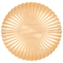 JJA Lot de 12 dessous d'assiette Coquille Or Hot