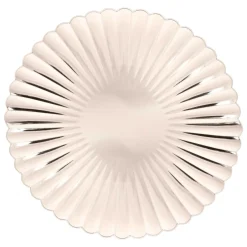 JJA Lot de 12 dessous d'assiette Coquille Argent Sale